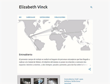 Tablet Screenshot of elizabethvinck.blogspot.com