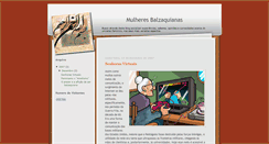 Desktop Screenshot of mulheresbalzaquianas.blogspot.com