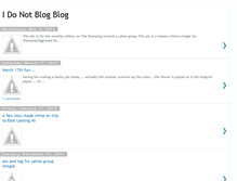 Tablet Screenshot of idonotblogblog.blogspot.com
