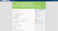 Desktop Screenshot of abhivoiptech.blogspot.com