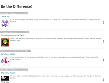 Tablet Screenshot of bethedifferenceyouwanttosee.blogspot.com