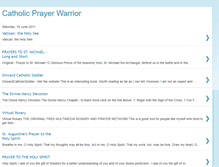 Tablet Screenshot of catholicprayerwarrior.blogspot.com