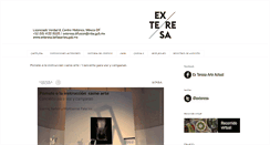 Desktop Screenshot of exteresaarteactual.blogspot.com