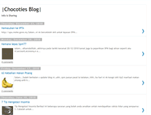 Tablet Screenshot of chocoties.blogspot.com