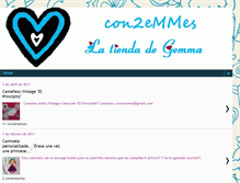 Tablet Screenshot of latiendadegemmacon2emmes.blogspot.com