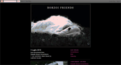 Desktop Screenshot of borzoifriends.blogspot.com