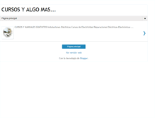 Tablet Screenshot of cursosyalgomas.blogspot.com
