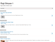 Tablet Screenshot of orgu-dunyasi1.blogspot.com