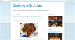 Desktop Screenshot of cookingwithjulian.blogspot.com