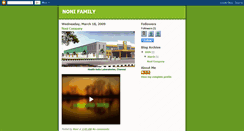 Desktop Screenshot of noni-family.blogspot.com
