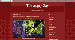 Desktop Screenshot of angrygay.blogspot.com