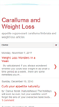 Mobile Screenshot of caralluma-weight-loss.blogspot.com