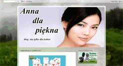 Desktop Screenshot of annadlapiekna.blogspot.com