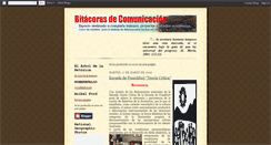 Desktop Screenshot of bitacorasdecomunicacion.blogspot.com