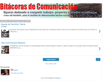 Tablet Screenshot of bitacorasdecomunicacion.blogspot.com