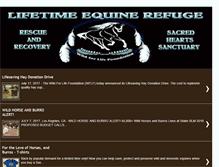 Tablet Screenshot of lifetimeequinerefuge.blogspot.com