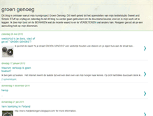 Tablet Screenshot of groengenoeg.blogspot.com