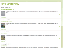 Tablet Screenshot of kaysscrapyday.blogspot.com