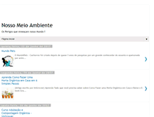 Tablet Screenshot of nossomeioambiente01.blogspot.com