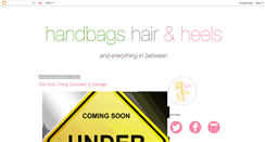 Desktop Screenshot of handbagshairandheels.blogspot.com