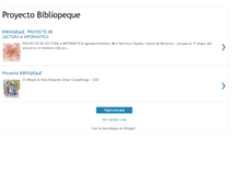 Tablet Screenshot of lospequedelabiblio.blogspot.com