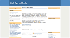 Desktop Screenshot of gtalk-tips-tricks-hacks.blogspot.com