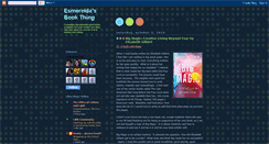 Desktop Screenshot of esmereldasbookthing.blogspot.com