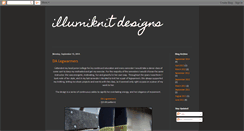 Desktop Screenshot of illuminknitdesigns.blogspot.com