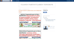 Desktop Screenshot of clasesntenerife.blogspot.com