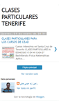 Mobile Screenshot of clasesntenerife.blogspot.com