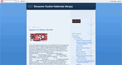 Desktop Screenshot of donanimtr.blogspot.com