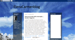 Desktop Screenshot of elenacarmenblog.blogspot.com