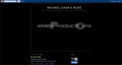 Desktop Screenshot of michaelchansblog.blogspot.com