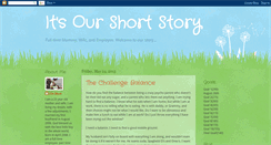 Desktop Screenshot of itsourshortstory.blogspot.com