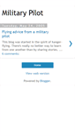 Mobile Screenshot of militarypilot.blogspot.com