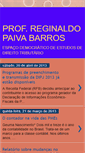 Mobile Screenshot of profreginaldopaivabarros.blogspot.com