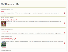 Tablet Screenshot of mythreeandme.blogspot.com