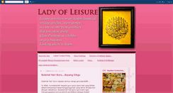 Desktop Screenshot of mal-ladyofleisure.blogspot.com