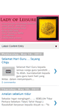 Mobile Screenshot of mal-ladyofleisure.blogspot.com