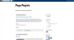 Desktop Screenshot of plagaplagiatu.blogspot.com