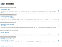 Tablet Screenshot of deck-cassette.blogspot.com