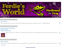 Tablet Screenshot of ferdiethefrog.blogspot.com
