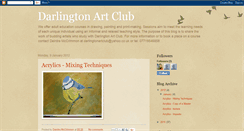 Desktop Screenshot of darlingtonartclub.blogspot.com