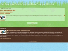 Tablet Screenshot of businesscreditcardsnopersonalguarante.blogspot.com