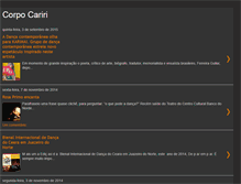 Tablet Screenshot of corpocariri.blogspot.com