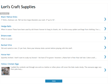 Tablet Screenshot of loriscraftsupplies.blogspot.com