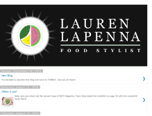 Tablet Screenshot of laurenlapenna.blogspot.com