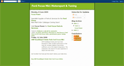 Desktop Screenshot of ford-focus-mk1.blogspot.com