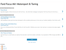 Tablet Screenshot of ford-focus-mk1.blogspot.com