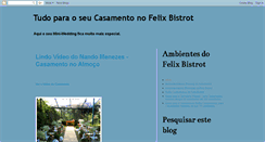 Desktop Screenshot of casamentofelixbistrot.blogspot.com